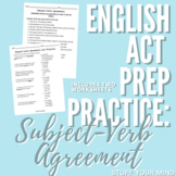Subject-Verb Agreement ACT Prep Practice - English Grammar Review