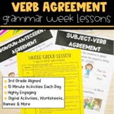 Subject Verb Agreement Activities and Lesson Plans - 3rd Grade