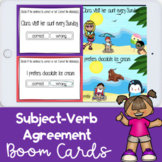 Subject Verb Agreement Boom Cards