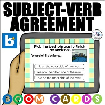 Preview of Subject-Verb Agreement: Boom Learning Cards