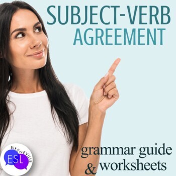 Preview of Subject-Verb Agreement Grammar Guide and Worksheets