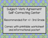 Subject-Verb Agreement Hands-On Learning Station 1