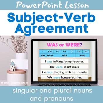 Preview of Subject-Verb Agreement Interactive PowerPoint Lesson