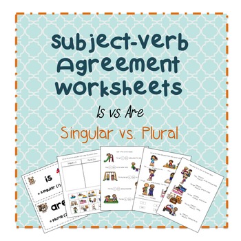 Preview of Subject-Verb Agreement: Is vs. Are and Singular vs. Plural