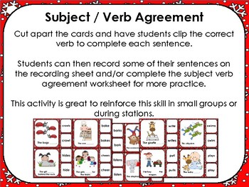 Subject Verb Agreement: Match Your Words - Curvebreakers