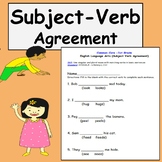 Subject Verb Agreement Practice Worksheets first grade - F