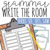 Subject Verb Agreement See, Sees, and Saw Grammar Practice