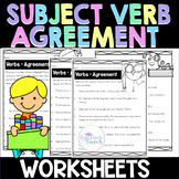 Subject Verb Agreement worksheets