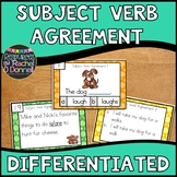 Subject Verb Agreement Task Cards Differentiated