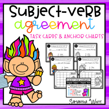 Subject And Verb Agreement Anchor Chart