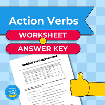Preview of Subject Verb Agreement Worksheet