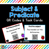 Subject and Predicate Task Cards