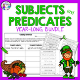 Subject and Predicate Activities & Grammar Review for Prac