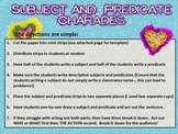 Subject and Predicate Charades