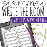 Subject and Predicate Grammar Practice and Write the Room 