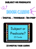 Subject and Predicate - Language Arts/Reading - Boom Cards