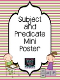 Subject and Predicate Mini Poster