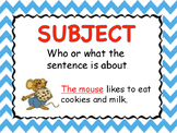 Subject and Predicate Poster