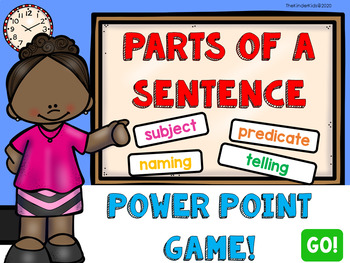 Preview of Subject and Predicate PowerPoint Game