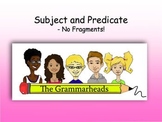Subject and Predicate Slide Show - PowerPoint Lesson