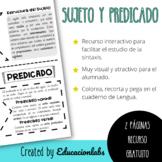 Subject and Predicate in Spanish