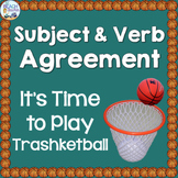 Subject and Verb Agreement Trashketball Review Game