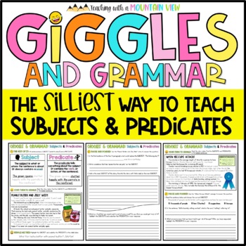 Preview of Subjects and Predicates Grammar Worksheets