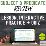 Subjects and Predicates Review