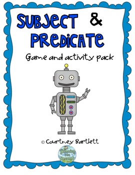 Preview of Subjects and Predicates game pack