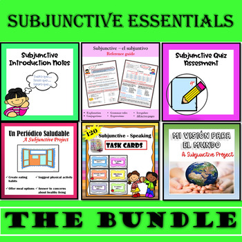 Preview of Subjunctive Essentials - The Bundle For The Spanish Classroom