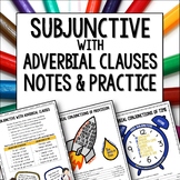 Subjunctive with Adverbial Clauses Editable Notes