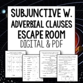 Subjunctive with adverbial clauses Spanish Escape Room dig