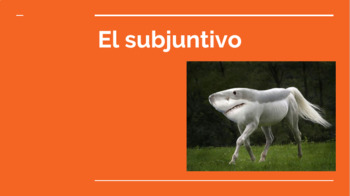 Preview of Subjuntivo con W.E.I.R.D.O. (Subjunctive Lecture, Notes, and Practice)