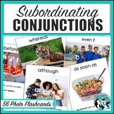 Subordinating Conjunction Flashcards for Complex Sentences