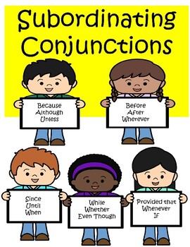 Preview of Subordinating Conjunctions