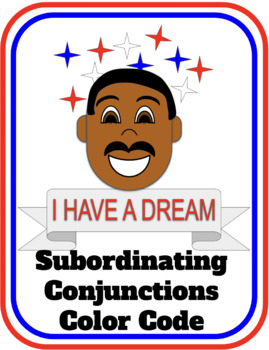 Preview of Subordinating Conjunctions Martin Luther King Jr.