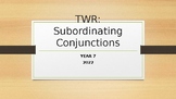 Subordinating Conjunctions - The Writing Revolution (Years 4-7)