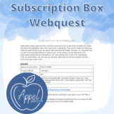 Subscription Box Webquest (FACS)