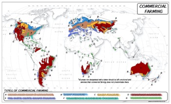intensive subsistence agriculture map