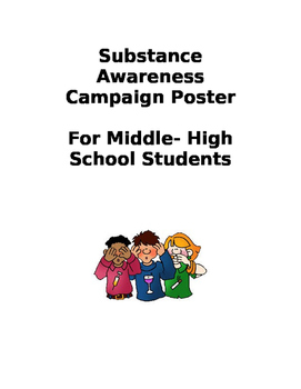 Preview of Substance Awareness Campaign Poster