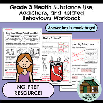 substance use addictions and related behaviours workbook grade 3 health