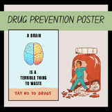 Substance Use and Abuse Drug Prevention Poster for Grade 7