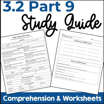 Preview of Substep 3.2 Reading System Part 9 Study Guide