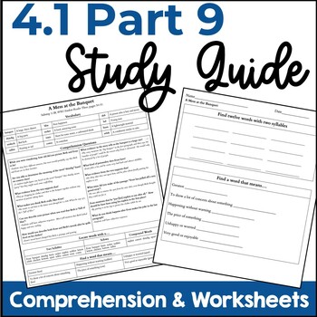 Preview of Substep 4.1 Reading System Part 9 Study Guide