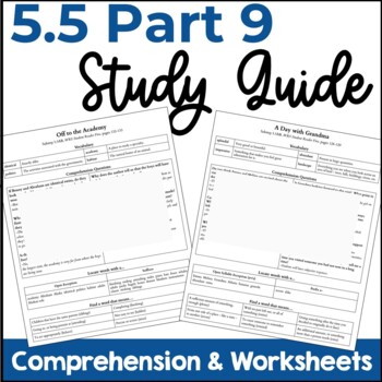Preview of Substep 5.5 Reading System Part 9 Study Guide