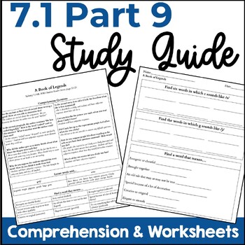 Preview of Substep 7.1 Reading System Part 9 Study Guide