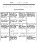 Substitute Activity Grid (lesson plans for sub or emergenc