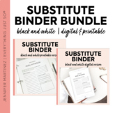 Substitute Binder BUNDLE | PRINTABLE & DIGITAL