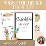 Substitute Binder - Modern Plant Theme