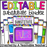 Substitute Binder - Editable